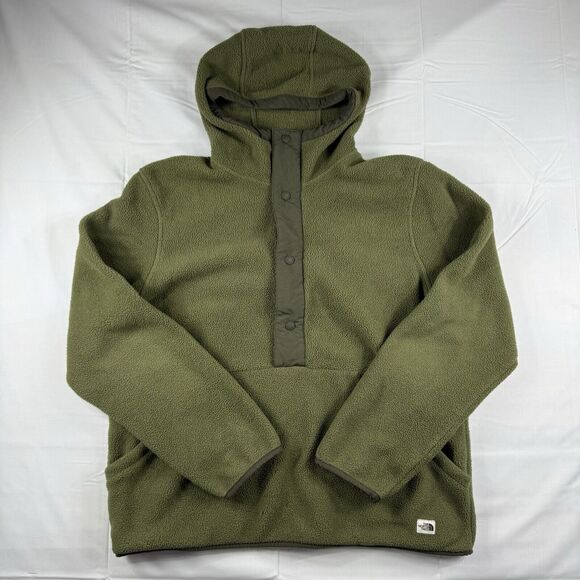 The North Face Other - The North Face Men's L Carbondale 1/4 Snap Pullover Fleece Jacket - Olive